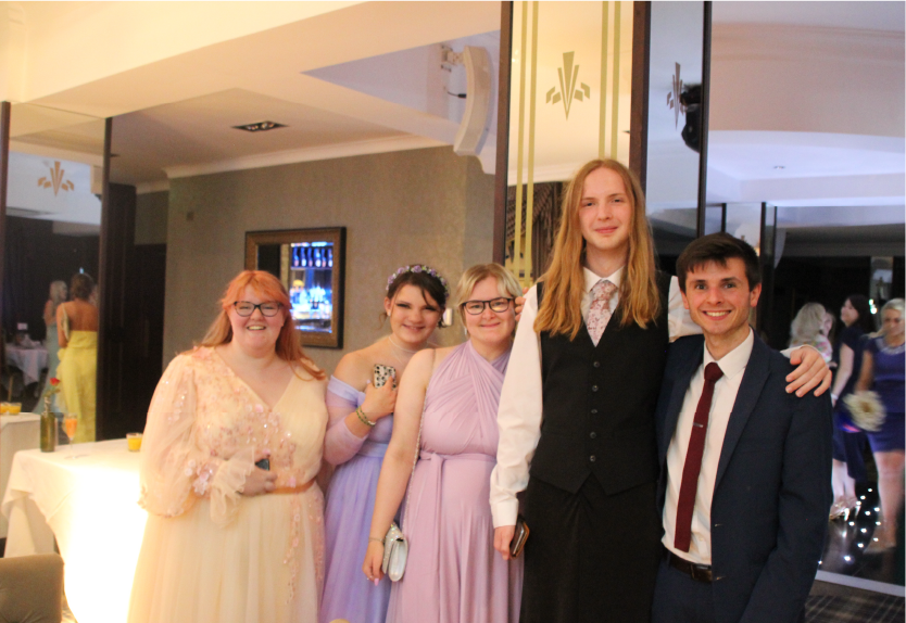 Year 13 go to prom